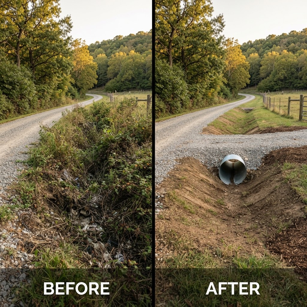 Ditch clearing